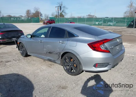 2021 Honda Civic Sport from USA, damaged, VIN 2HGFC2F82MH520309